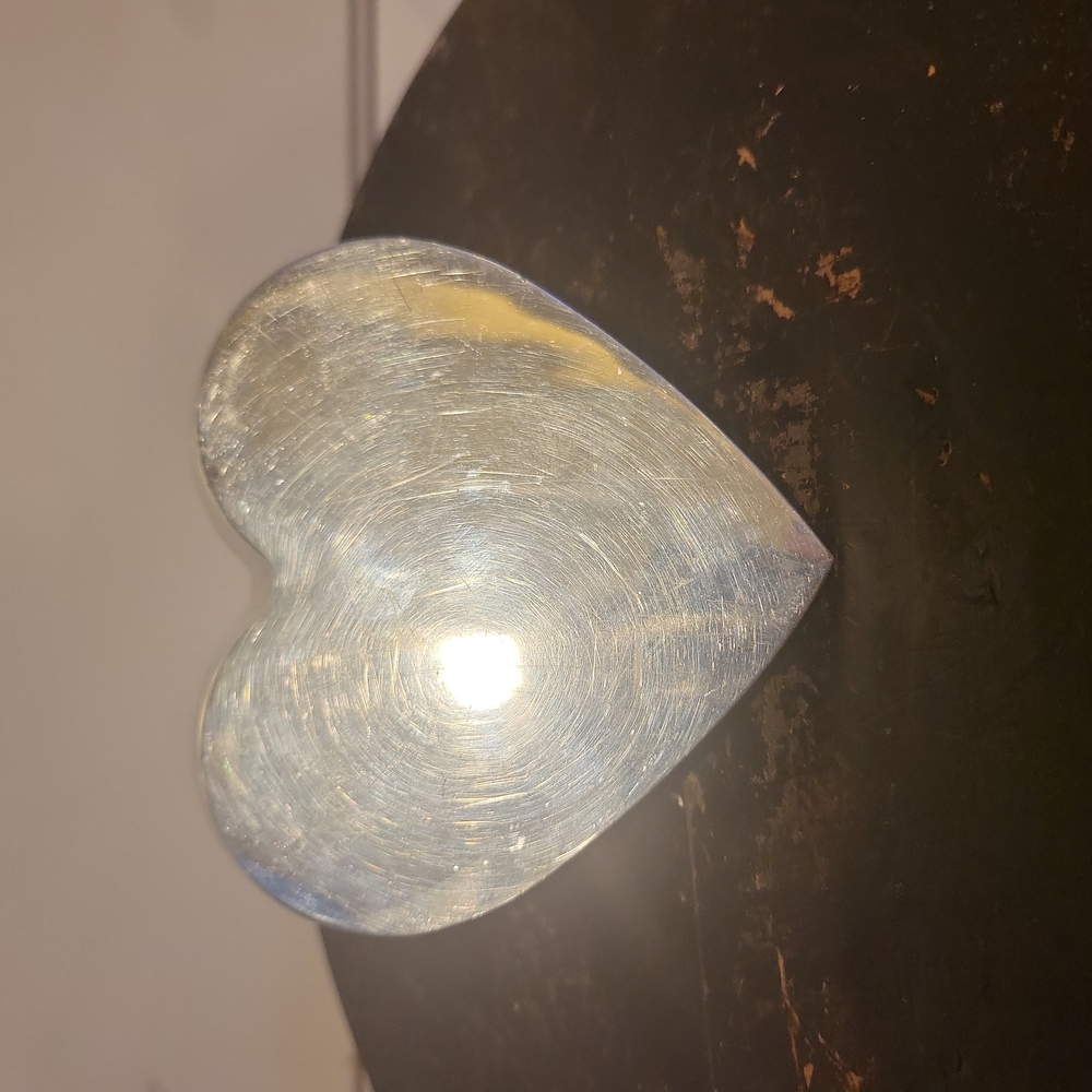 Vintage Nambé Heart Paperweight Signed 1998 #6926